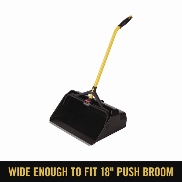 Rubbermaid Commercial Maximizer Heavy-Duty Stand Up Debris Pan, 20.44" Wide, Plastic - 2018781