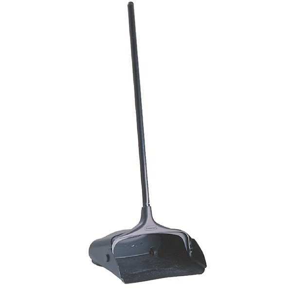 Rubbermaid Commercial 11-5/16" Black Long Handled Dust Pan - FG253100BLA