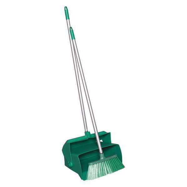 Remco Lobby Dust Pan and Broom Set, Green - 62502