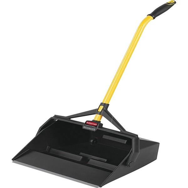 Rubbermaid Commercial Debris Pan, Wet/Dry, 32 oz Cap, 16-7/8"x12"x29", 6PK, Black - RCP2018806CT