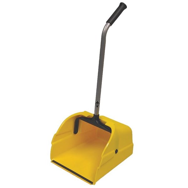 B & L Distributors 13-3/4 in W Long Handled Dust Pan - 7948-Y
