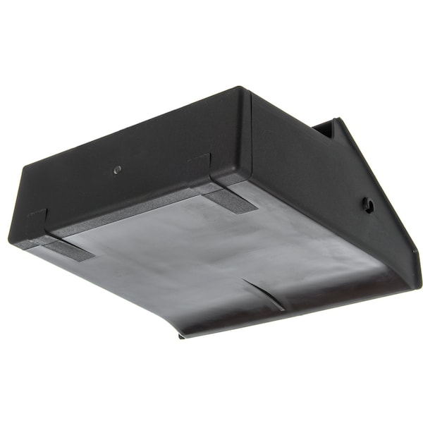 Carlisle Foodservice Lobby Dust Pan w/2-Pc Handle, Black - 36142003