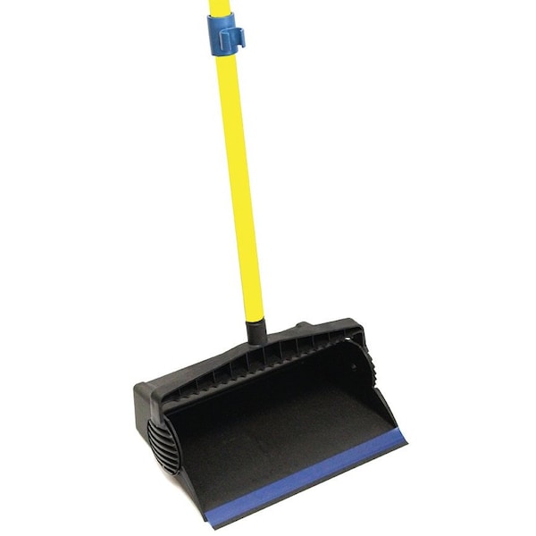The Brush Man 11” Lobby Dust Pan W/33” Handle, 6PK - DUST PAN-LOBBY
