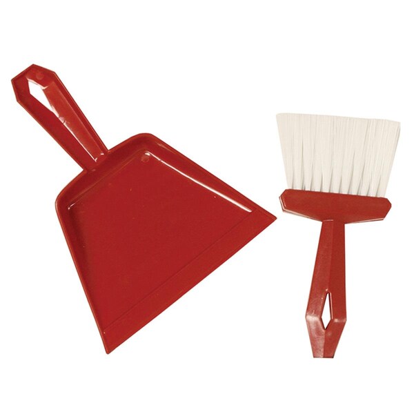 S.M. Arnold S M Arnold SMAE85655-6 Dust Pan & Whisk Broom Set; Assorted Color - Set of 6 - SMAE85655-6