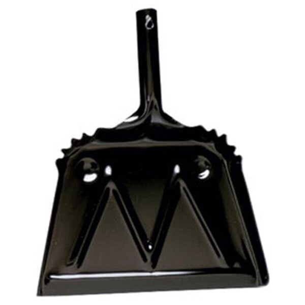 Light House Beauty 4212-90 12 in. Black Metal Dust Pan - LI597856
