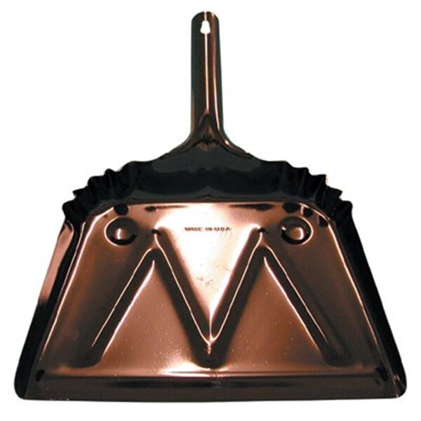 Magnolia Brush Manufacturers Magnolia Brush  Metal Dust Pan 12 in. Edgeblack - 455-6