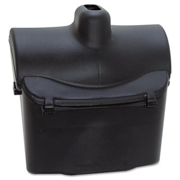 Pinpoint Lobby Pro Upright Dust Pan w/Cover 12 1/2''W Plastic Pan/Metal Handle Black - PI2524463