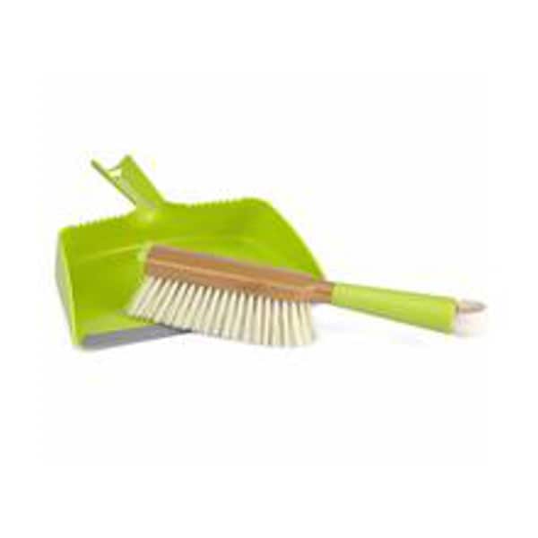 Clean Team Full Circle Clean Team Bamboo/Plastic Handheld Dustpan and Brush Set - FC14604
