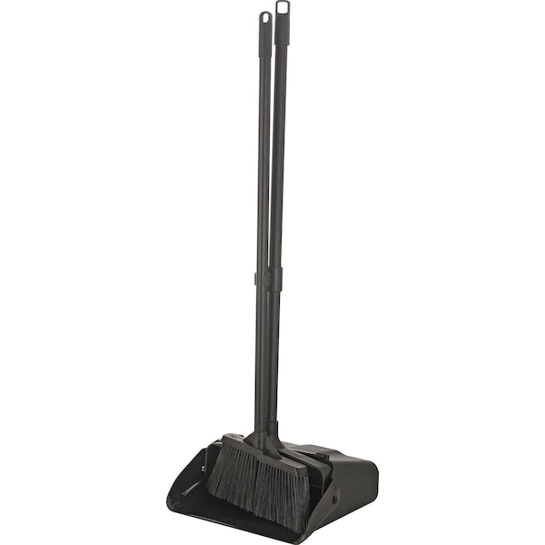 Global Industrial Upright Dust Pan & Lobby Broom Combo Kit - 261790