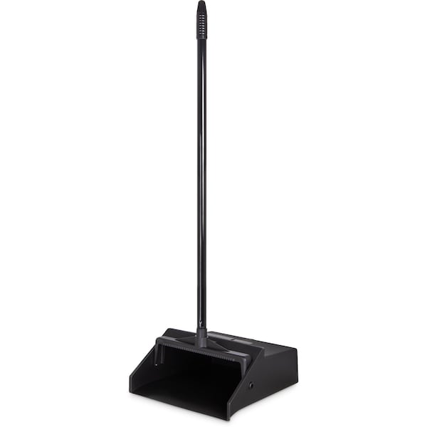 Carlisle Foodservice Upright Dustpan w/Metal Handle, Black - 36141003-1