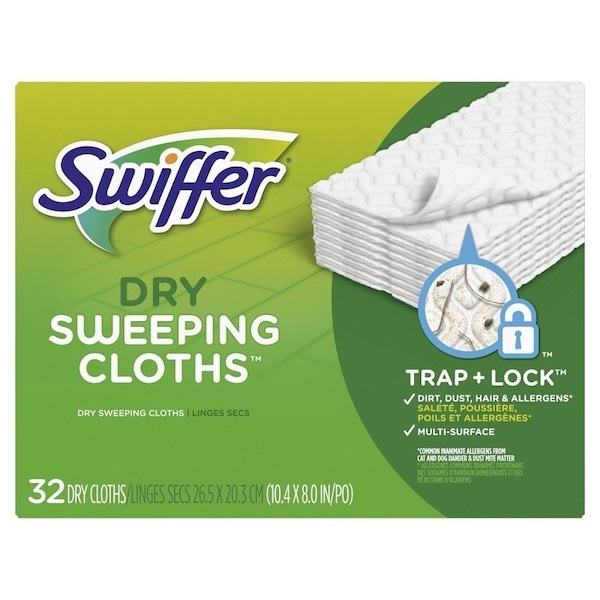Swiffer Sweeper 31822 Dry Sweeping Mop Refill, Cloth - 037000318224