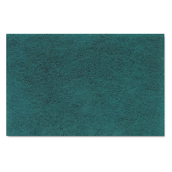 Boardwalk Duty Scour Pad, Green, 6"x9", PK20 - BWK196