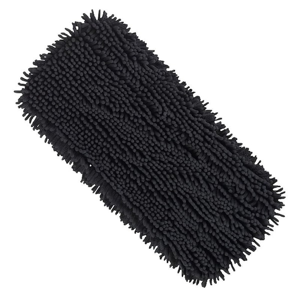 Libman Extra Large Microfiber Dust Mop Refill, 9 in W Head, 18 in L Head, Microfiber Head, Cut End, Black - 927