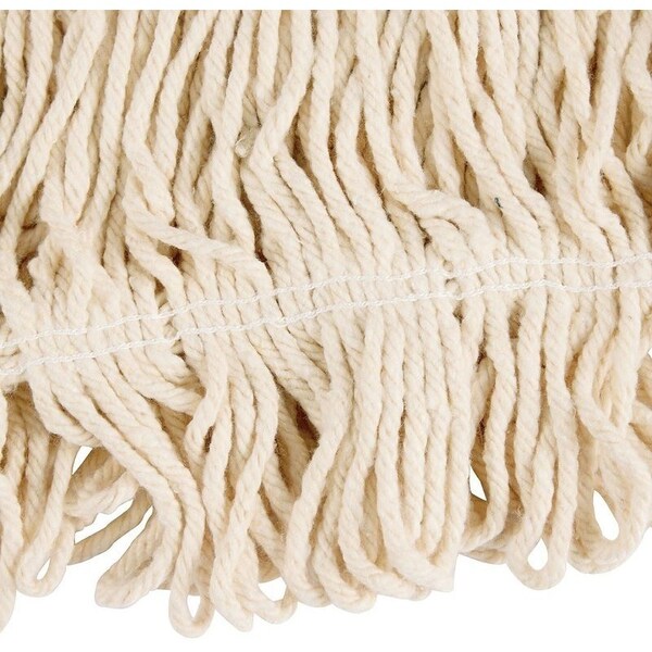 Rubbermaid String Mop Refill, #24 Headband, Cotton, White - 2115750
