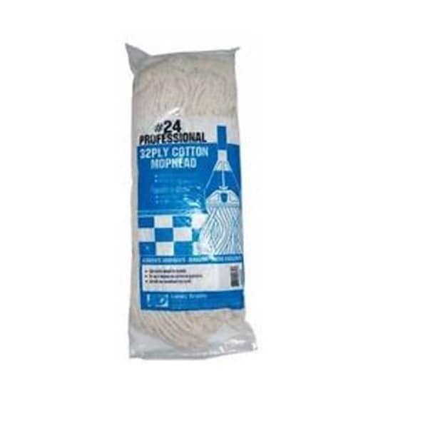 Lanier 108-32PLY-24 32 Ply Cut End Mop Head  24 - 10476