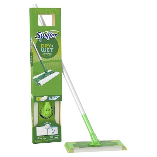 Swiffer Swiffer Sweeper Dry + Wet 10 in. W Dry/Wet Sweeping Kit - 92814