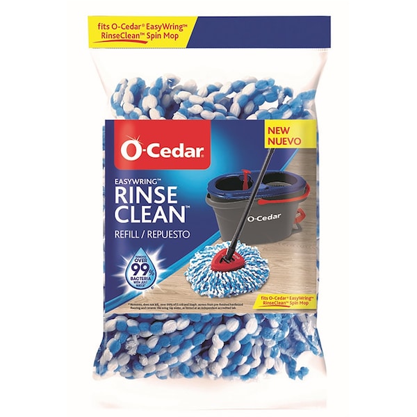 O-Cedar O-Cedar Easy Wring Rinse Clean 2 in. Wet Microfiber Mop Refill 1 pk - 168738