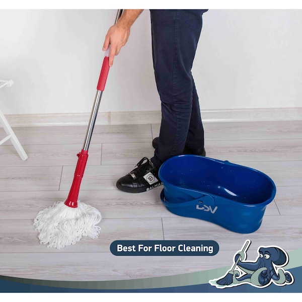 Dsv Standard Professional 3.2 Gal. 12L Cleaning Bucket with Comfort-Grip Handle - 60200