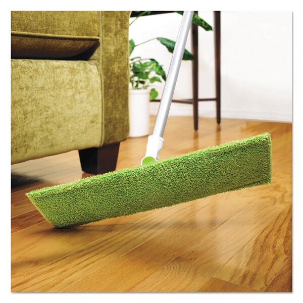 Scotch-Brite Hardwood Floor Dust Mop Refill, Green, Microfiber - M-005-R