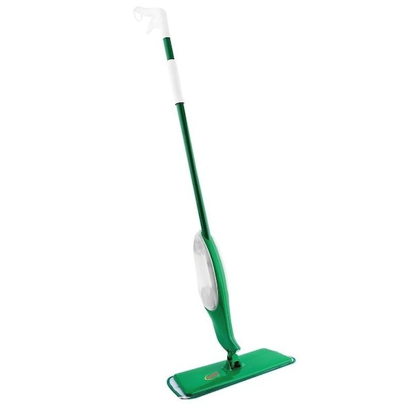 Libman Freedom Series 4002 Spray Mop, 18 oz Bottle, Microfiber Mop Head, Green Mop Head, 49 in L - 1714/4002
