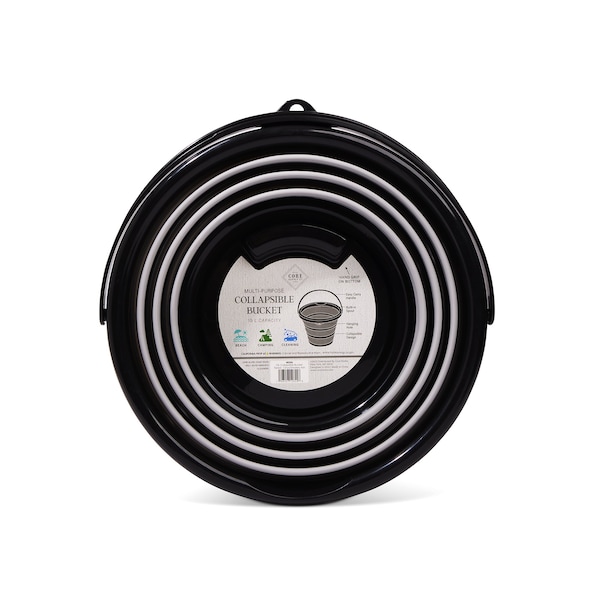 Core Supply Co. 10L Collapsible Bucket Tiered - Onyx/Smokey Ash - 48306