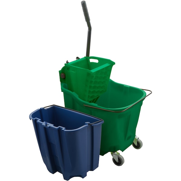 Carlisle Foodservice Mop Bucket Combo, 35qt, Side Press Wring - 9690409