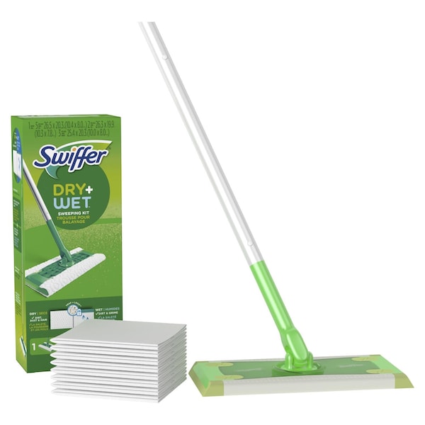 Swiffer Swiffer Sweeper Dry & Wet 10 in. W Dry/Wet Sweeping Kit - 92815