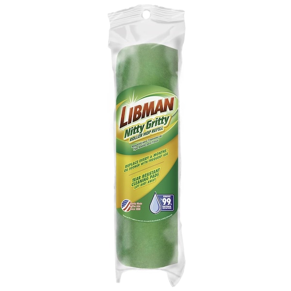 Libman Libman Nitty Gritty 10 in. Roller Sponge Mop Refill 1 pk - 071736020112