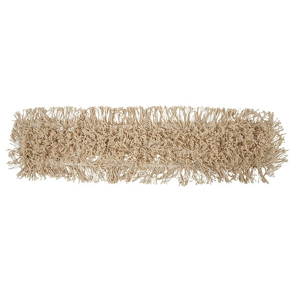 Unisan 36 in L Cut-End Dust Mop, White, Cotton - 1336