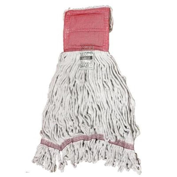 Emsco Group Large 4-Ply Looped End Cotton Mop With Band - 6512