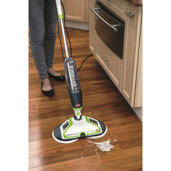 Bissell Bissell SpinWave Bagless Scrubber 0.9 amps Standard Lime/White - 2039