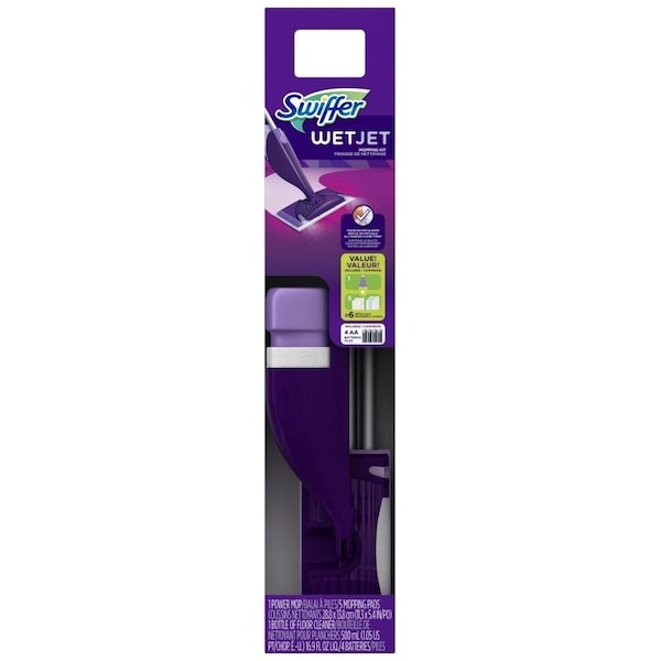 Swiffer WetJet Wet Jet Kit, Synthetic Mop Head - 92810