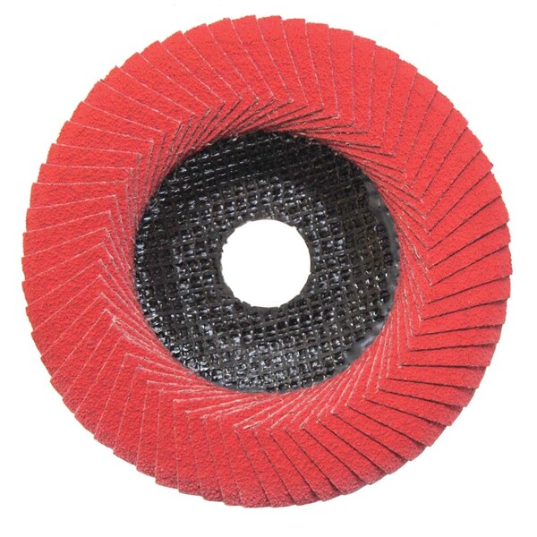 Weiler 5 Tigre Angular (Radial) Disco de Aletas Cerámico 40C 7/8 Orificio de Husillo - 51318