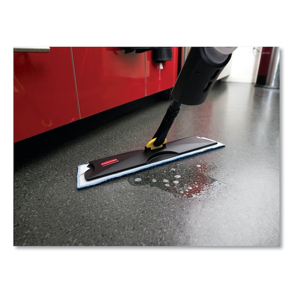 Rubbermaid Commercial 52 in L Spray Mop, Blue - 3486108