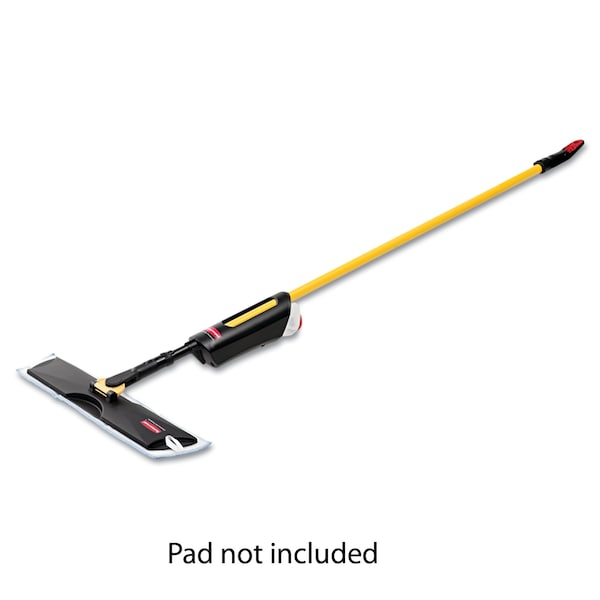 Rubbermaid Commercial 52 in L Spray Mop, Blue - 3486108