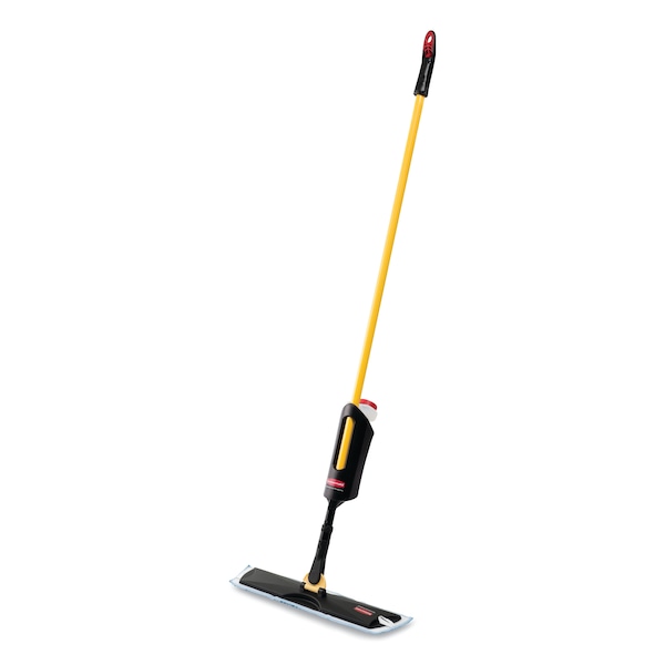 Rubbermaid Commercial 52 in L Spray Mop, Blue - 3486108