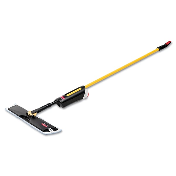 Rubbermaid Commercial 52 in L Spray Mop, Blue - 3486108