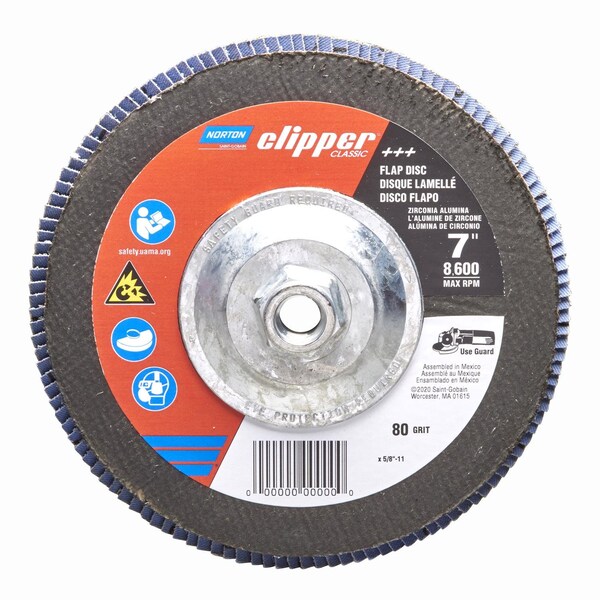 Norton Door Controls Norton Clipper 7 in. D X 5/8-11 in. Zirconia Alumina/X-Wt Cotton Flap Disc 80 Grit 1 pc - 70184609168

Controles de puerta Norton Norton Clipper Disco de láminas de algodón X-Wt de alúmina de circonio de 7 pulgadas D X 5/8-11 pulgadas, grano 80, 1 pieza - 70184609168.
