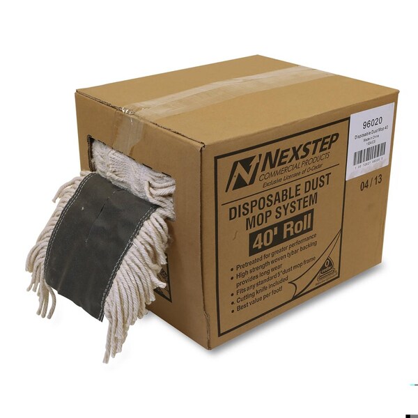 Nexstep Commerical Products Disposable Dust System, 40ft x 5in, Tybar - 96020