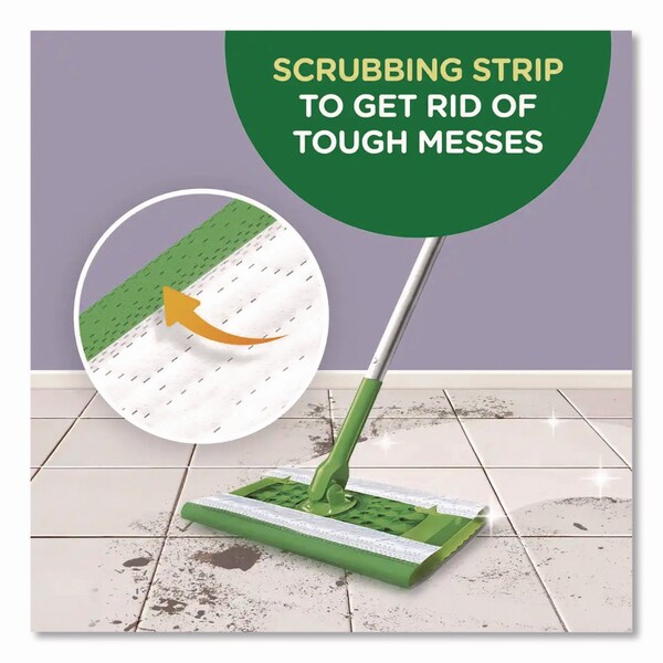 Swiffer Wet Refill Cloths, 8 x 10, Fresh Scent, White, 24 Cloths, 6PK - 35155