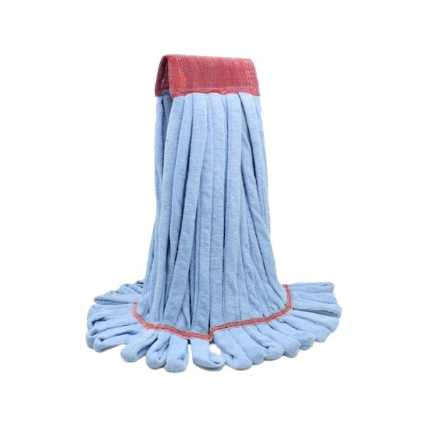 Bsl Microfiber Tube Style Wet Mop Head 5in Wide Band Medium - Pack of 6 - 3305-6