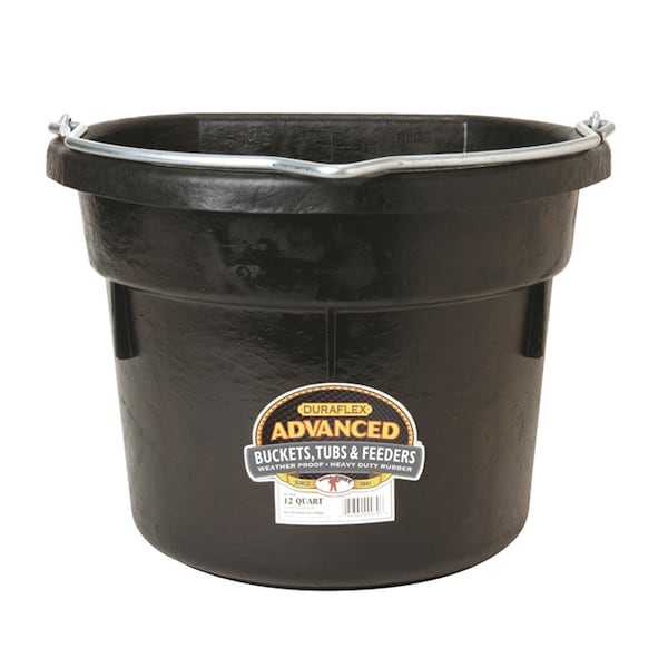 Miller Mfg Duraflex Flat Back Water Bucket 12 Qt. - 1147