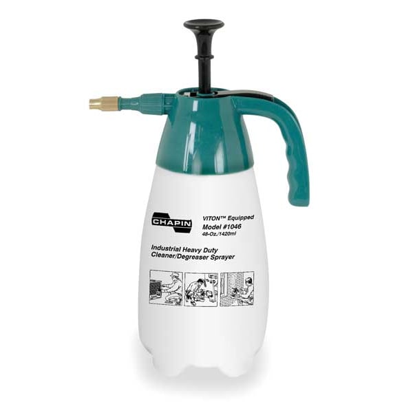 Chapin 1/2 gal. Industrial Cleaner/Degreaser Hand Sprayer, Poly, Not Applicable L Hose, 3 in L Wand - 1046
