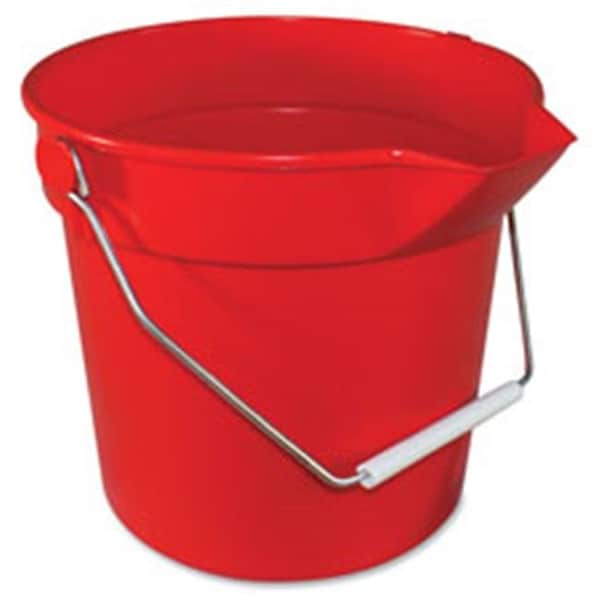 Light House Beauty Deluxe Heavy Duty Bucket; Red - 10.3 x 11 in. - LI524584