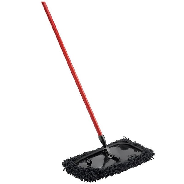 Libman Extra Large Floor Dust Mop, 9 in W Head, 18 in L Head, Microfiber Head, Cut End - 926