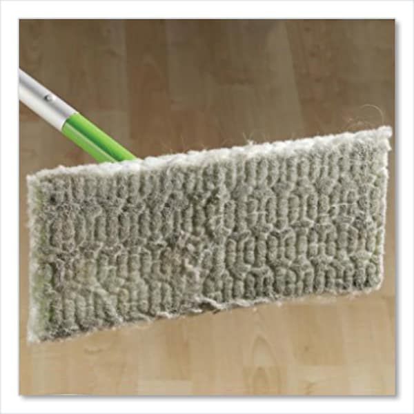 Swiffer 46 in L Sweeper Mop, White, Cloth - 9060