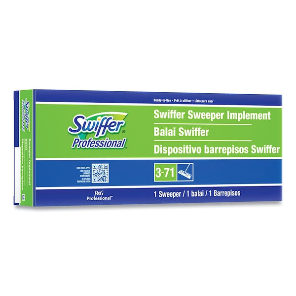 Swiffer 46 in L Sweeper Mop, White, Cloth - 9060