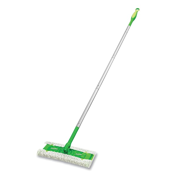 Swiffer 46 in L Sweeper Mop, White, Cloth - 9060