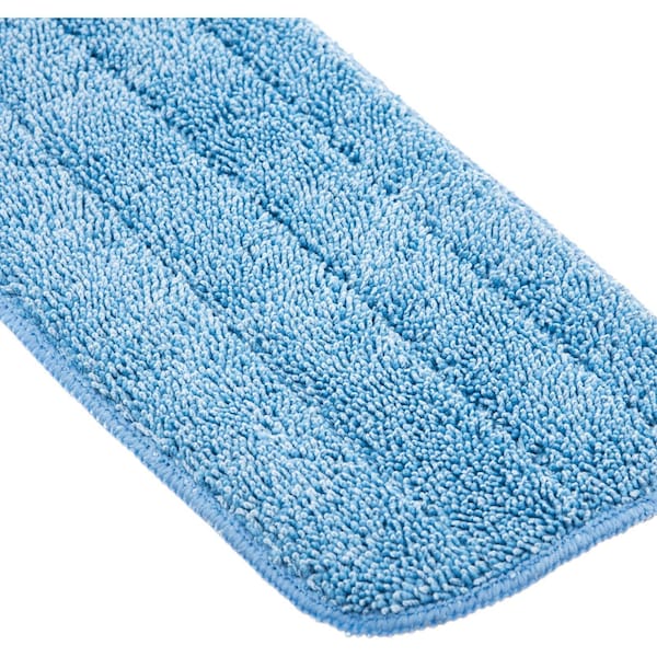 Carlisle Foodservice Carlisle Microfiber Wet Mop Pad 18", Blue - 363321814 - 363321814