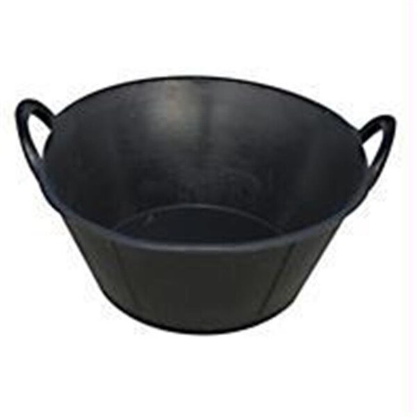 Miller Mfg Miller Mfg Co Inc Rubber Tub With Handles- Black 6.5 Gallon - DF650D - 957755